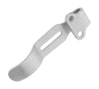 Alipis Clip de Poche en Acier Inoxydable Stonewash, Clip Dorsal Compact pour Couteaux, Pince de Ceinture Métal Portable, Accessoire Léger pour Randonnée, Camping et Escalade