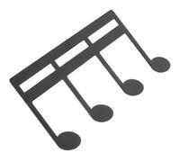Alipis Clip Mémo Pratique en Métal pour Partitions Musicales, Porte-partitions Portable Noir, pour Pupitre de Musique et Fixation Sécurisée des Pages
