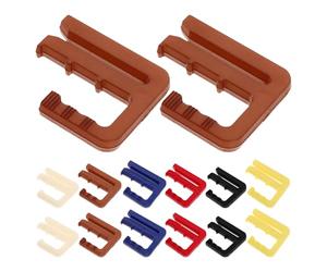 Alipis Clips Légers et Élégants Boutons Réglables Installation Rapide Lot de 24 en Plastique Ajusteur de Taille Pratique pour Ceinture pour Pantalons, Jupes et Jeans