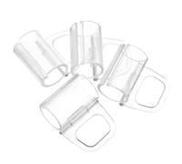Alipis Clips pour Stores enrouleurs 4 pièces en PC Transparent, poignées sans Fil, Montage sans Outil, Usage Stable et Polyvalent pour pièces à Vivre et Bureaux