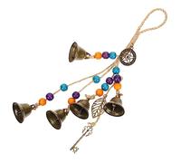 Alipis Cloche De Sorcière Carillon À Vent Décor Cloche De Sorcière Protection Carillon Extérieur Cloche À Vent Ornement Suspendu Cloches À Vent De Sorcière Carillon À Vent Ornement