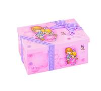 Alipis Coffret à Bijoux Musical Danseuse en Plastique Pourpre, Étui à Bagues Portable au Design Compartimenté, Présent Délicat Saint-Valentin Plusieurs Styles
