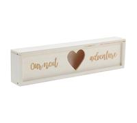 Alipis Coffret Bois pour Annoncer Grossesse Boîte à Souvenirs avec Couvercle pour Test de Grossesse pour Femme Enceinte