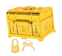 Alipis Coffret Décoratif Égyptien Pour Garçon Fille Coffre De Collection Avec Motifs Anciens Jouet De Fouille Pour Apprendre Boîte à Trésor Portable Décoration De Maison Pour Garçon Fille