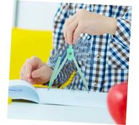 Alipis Compas de Mathématiques Métallique Précis Kit de Dessin Géométrique pour Étudiants et Enseignants Pointe Dure Antirouille Facile à Utiliser et Transporter