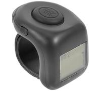 Alipis Compteur de Doigts Numérique Manuel Noir, Léger et Silencieux | Silicone et Plastique, Usage Stations et Docks, Portable, Facile à Utiliser, Style Créatif