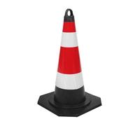 Alipis Cône de Signalisation Réfléchissant Plastique Robuste avec Base Stable pour Sécurité Routière et Formation Conduite Extérieure