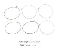 Alipis Cordes de Guitare Électrique en Acier Inoxydable 6 Pièces Jeu de Cordes en Nickel Bobiné Remplacement pour Guitare Électrique pour Son Clair et Solide Utilisation Musicale