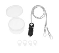 Alipis Cordon pour Appareil Auditif Double Clip de Maintien en Nylon, Réglable et Résistant, Protection Anti-Perte pour Seniors et Adultes, Adapté Usage Domestique et Extérieur, Gris