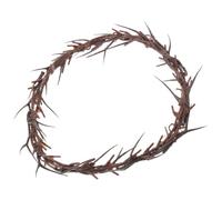 Alipis Couronne d'épines de en Plastique, résistante à la pourriture, pour décoration intérieure, fêtes spirituelles et Halloween, 19 x 19 x 3 CM