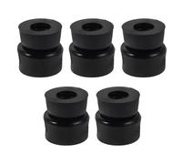 Alipis Coussin Amortisseur pour Skateboard en PU Noir, 10 Pièces, Absorption des Chocs, Accessoires pour Trucks de Skate et Rollers pour Adolescents et Adultes