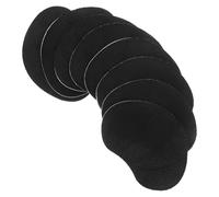 Alipis Coussinets de Talon Noirs pour Sneakers et Chaussures Décontractées, Prévention des Ampoules, Matière en Tissu et Écume, Lot de 4 Paires Unisexes