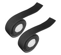 Alipis Coussins Adhésifs pour Échelle de Couchette en Mousse Noire Antidérapante, Surface Lavable, Lot de 2 pour Lits Superposés en Dortoir et Chambre