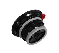 Alipis Couvercle de Carafe à Expresso et Couvercle de Cafetière en Pp Joint Étanche, Protection la Chaleur, Compatible pour Maison et Restaurant, Noir et Rouge