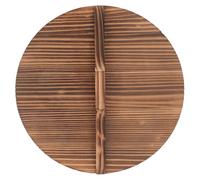 Alipis Couvercle De Wok En Bois Couvercle Naturel Rond Pour Casserole Poêle Couvercle De Poêle Couvercle De Poêle En Bois Couvercle De Casserole 26X26cm