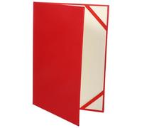 Alipis Couverture de Certificat A4 Rouge Double Face 8 Angles Porte-Certificat en Papier Étui de Protection pour Diplôme 15×21 CM Pochette Porte-Document pour Certificat D’Honneur et