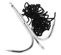 Alipis Crochet Escalade Acier Inoxydable Griffes Robuste avec Corde pour Camping Randonnée Outil Multifonction Griffes de Grappin Extérieur Couleur Aléatoire Couleur Aléatoire