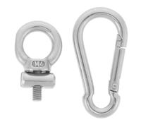 Alipis Crochets de Rail d'Auvent en Acier Inoxydable 304 pour Camping-Car Clips Suspendre Robustes pour Tentes et Bateaux Accessoires de Caravane pour Camping et Aventure en Plein Air
