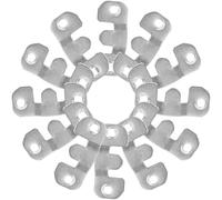 Alipis Crochets pour Cadres Photo en Acier Inoxydable, 16 Paires, Supports de Fixation pour Miroirs Bureau, Salon et Salle de Bain, Kit Complet Suspendre