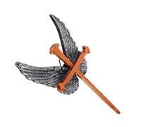 Alipis Crosses Wall Art Iron Winged Cross Sculpture Rustic Spiritual Religious Home Decor For Prayer Cast Iron Blessing Statue For Living And Office