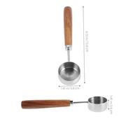 Alipis Cuillère à Mesurer Café Acier Inoxydable Manche pour Poudre Lait Thé Épices Cuillère Doseuse Robuste et
