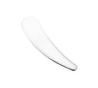 Alipis Cuillère Cosmétique Acier Inoxydable Spatule Courbe Multifonction pour Crème Visage Masque Facial et Soin des Yeux Outil Extraction Précis et Réutilisable
