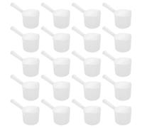 Alipis Cuillères Doseuses Pratiques Robustes et Élégantes en Pp Blanc Ensemble de 20 Capacité 5g et 10ml pour Café et Poudre de Lait Cuisine