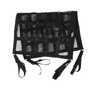 Alipis De Rangement pour Voiture Organiseur Filet De Transport Coffre Arrière Rangement Au Plafond Grand Toit en Polyester Noir