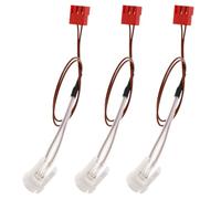 Alipis de Température Ntc50K 2 Fils Marron en Céramique pour Chauffage Diesel Connecteur Carré Lot de 3 Pièces de Rechange pour Chauffage de Stationnement Air et Diesel