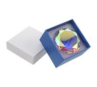 Alipis Décoration Cristal Faux Diamants 60 MM Transparent pour Mariage Fête Centre de Table Verre Presse-Papier