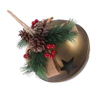 Alipis Décoration de Noël Forgé Cloche Suspendue Style Xmas DIY pour Sapin et Intérieur et Festive pour Ambiance de Fête