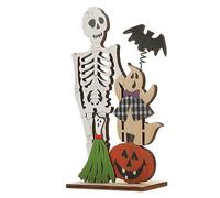 Alipis Décoration De Squelette Humain pour Halloween Centre De Table De Bureau Décor De Événementiel
