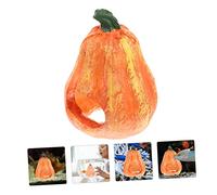 Alipis Decorative Pumpkin Shaped Aquarium Cave Fish and Shrimp Shelter for Freshwater and Tanks Smooth Surface Ornament for Aquarium Decoration