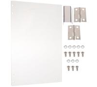 Alipis Déflecteur en Pvc Blanc pour Machine à Pop-corn Commerciale, Portes Faciles à Remplacer, Panneau Adapté pour Appareils à Popcorn Professionnels