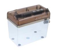 Alipis Destructeur de Documents Manuel Compact Mini Broyeur de Papier à Manivelle Coupe-Papier Portable pour Bureau et Usage Domestique Protection Vie Privée Facile à Nettoyer