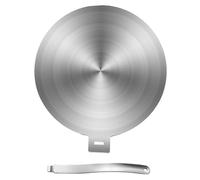 Alipis Diffuseur De Chaleur à Induction Acier Inoxydable Plaque Conductrice De Chaleur Poignée Amovible Accélère La Cuisson Et Décongélation Rapide Compatible Cuisinière à Gaz Pour Usage