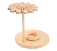 Alipis Diffuseur de Fleur de Lotus en Bois Beige avec Base Stable et Gain de Place pour Huiles Essentielles, pour Salons de Massage Thaï et Maison