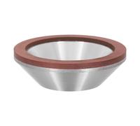 Alipis Disque de Meulage Diamanté de Coupe Concave Argenté pour Carbure et Pierre, Résistance à L'usure et Longue Durée, pour Polissage de Précision