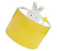 Alipis Distributeur d'eau en Céramique pour Animaux de Compagnie 1000ml Alimentation USB, Grosse Capacité et Prévention du Renversement pour Chiens et Chats à Domicile