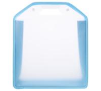 Alipis Dossier Portable Oxford avec Compartiments Pochette de Rangement Réutilisable Plastique Organisateur de Documents Pratique pour Bureau et Voyage Sac de Conservation Bleu