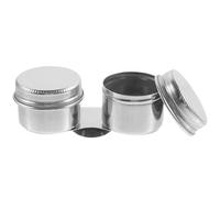 Alipis Double Palette Cup Acier Inoxydable avec Couvercle pour Peinture à Huile Pot de Nettoyage Portable pour Artiste et Médiums Usage Intérieur et Extérieur