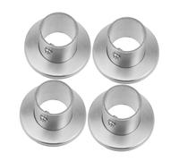 Alipis Douille pour Barre Porte-Serviettes 4 Pièces Acier Inoxydable Rond | Montage Facile, Support Épais et Stable, pour Barre de Penderie et Tringle de Placard