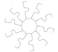 Alipis Écarteur Réglable pour Branches d'arbre Fruitier 10pcs en Fil d'acier Galvanisé, Crochet Robuste pour Façonnage et Formation des Branches Jeunes en Verger