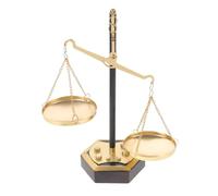Alipis Échelle De Balance Métallique Décorative Ornement De Bureau Métal Accessoire Élégant Pour Décoration De Table Pour Bureau Bibliothèque Ou Événements Spéciaux Compacte