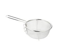 Alipis Écumoire Cuisine En Acier Inoxydable 20 Cm, Panier Filtrant Pliable Poignée Résistante à La Chaleur, Accessoire Pour Friture Et Cuisson, Usage Domestique Et Professionnel