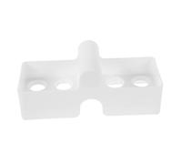 Alipis Egg Box Blanc en Plastique Poignée Portable et Empilable, Support à Œufs pour Réfrigérateur Conservation des Œufs et Rangement la Cuisine