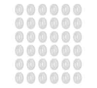 Alipis Embouts de Lunettes Antidérapants en Silicone Blanc, 30 Paires
