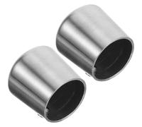 Alipis Embouts de Main Courante en Acier Inoxydable Bouchons Ø22 MM pour Rampes D’Escalier Intérieures Lot de 2 Pièces Capuchons de Rampe Robustes pour Garde-Corps Modernes et Projets