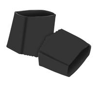 Alipis Embouts de Protection en Caoutchouc pour Pieds d'Échelle 2 Pièces 40X20Mm Accessoires Antidérapants pour Échelles de Chantier et Escabeaux Pliants