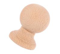 Alipis Embouts Décoratifs Bois Massif Roman Style Finitions Naturelles pour Poteaux Escalier Et Lit Support Solide Décoration Intérieure Raffinée